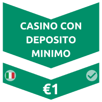 casino con deposito minimo 1 euro