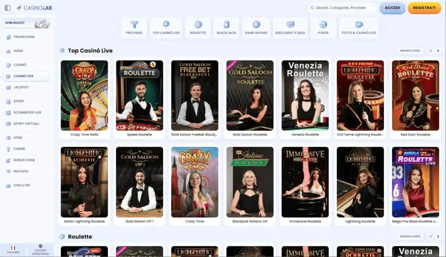 casinolab casino live